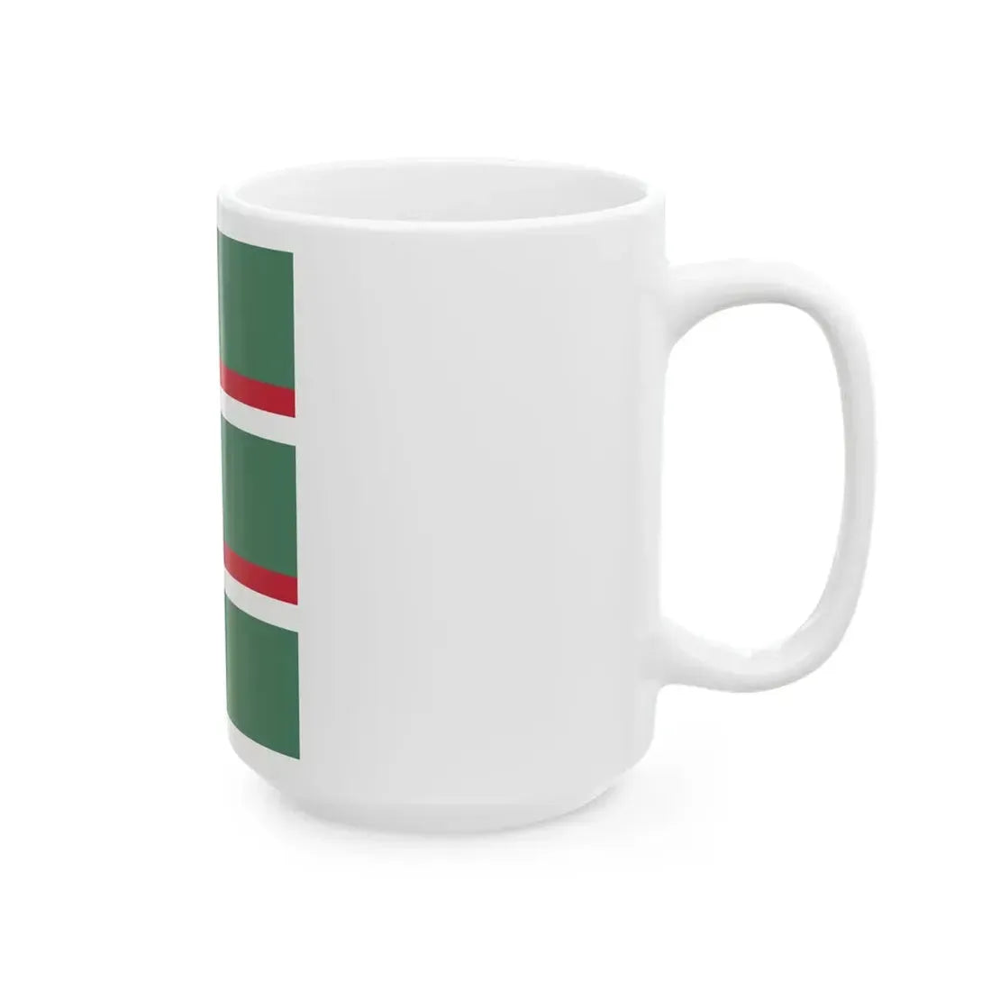 Flag of the Command of an Independent Infantry Battalion of the Royal Hungarian Defence Forces 1928 (Hungary) White Coffee Mug - Go Mug Yourself