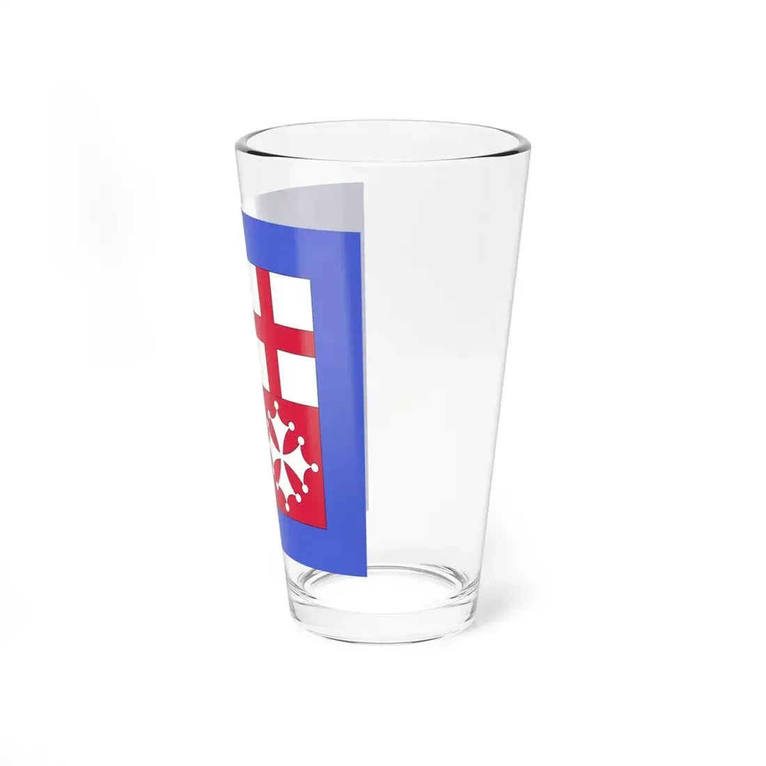 Flag of the commander in chief of the naval forces of Italy (Italy) Pint Glass 16oz - Go Mug Yourself