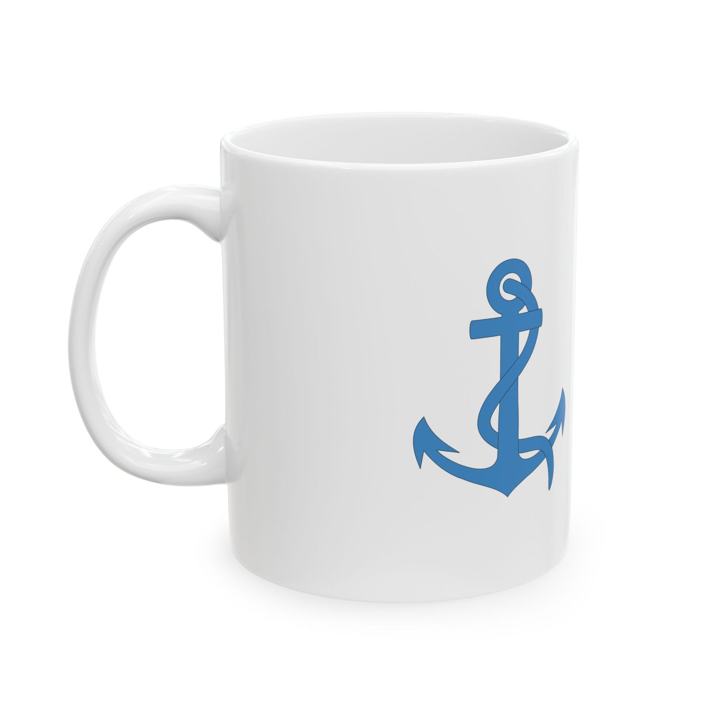 Flag of the Commander of a Maritime Region Algeria (Algeria) White Coffee Mug-Go Mug Yourself