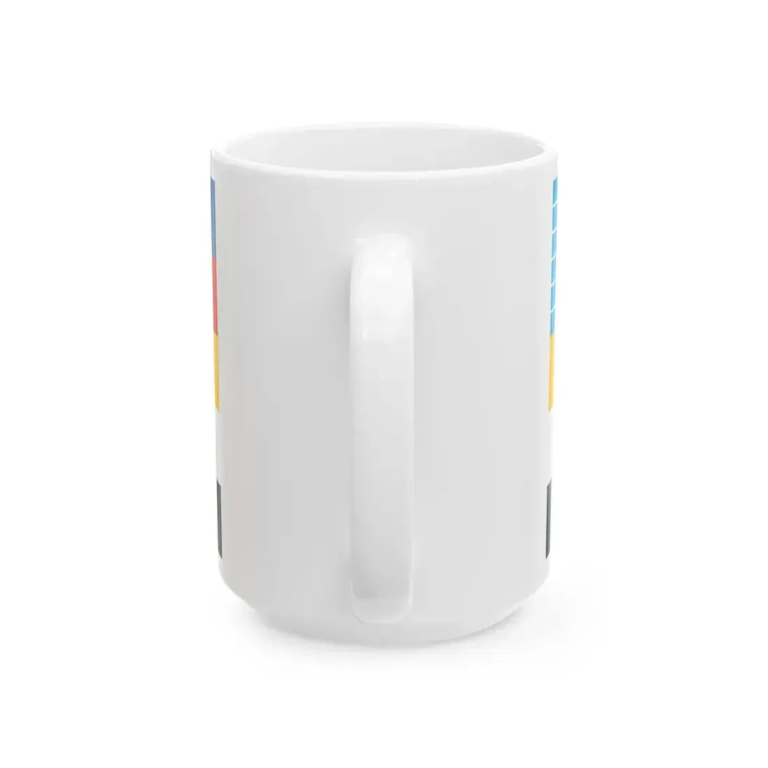Flag of the Commander of Minelayers of Beiyang Fleet 1890-1909 (China) White Coffee Mug - Go Mug Yourself