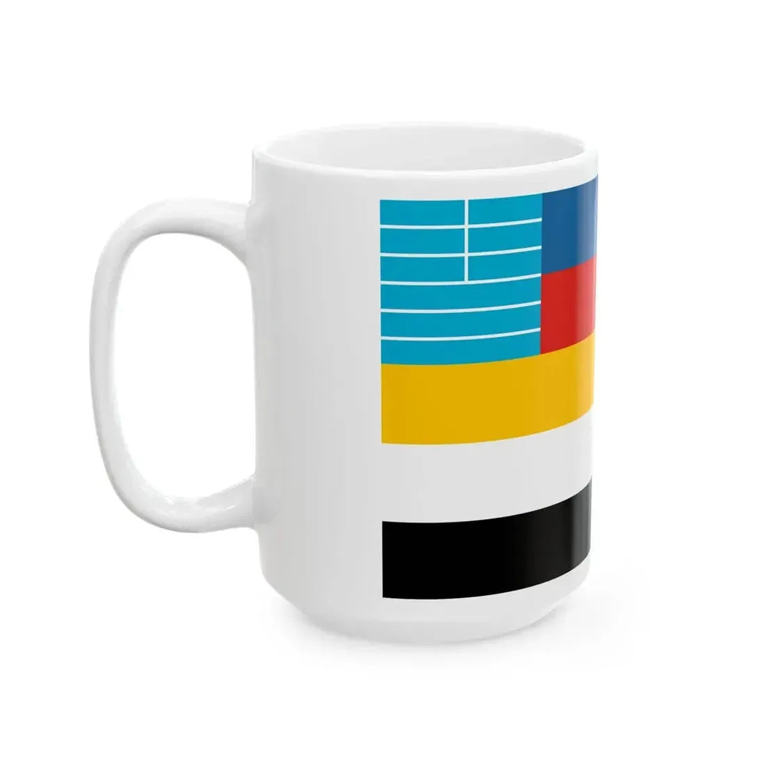 Flag of the Commander of Minelayers of Beiyang Fleet 1890-1909 (China) White Coffee Mug - Go Mug Yourself