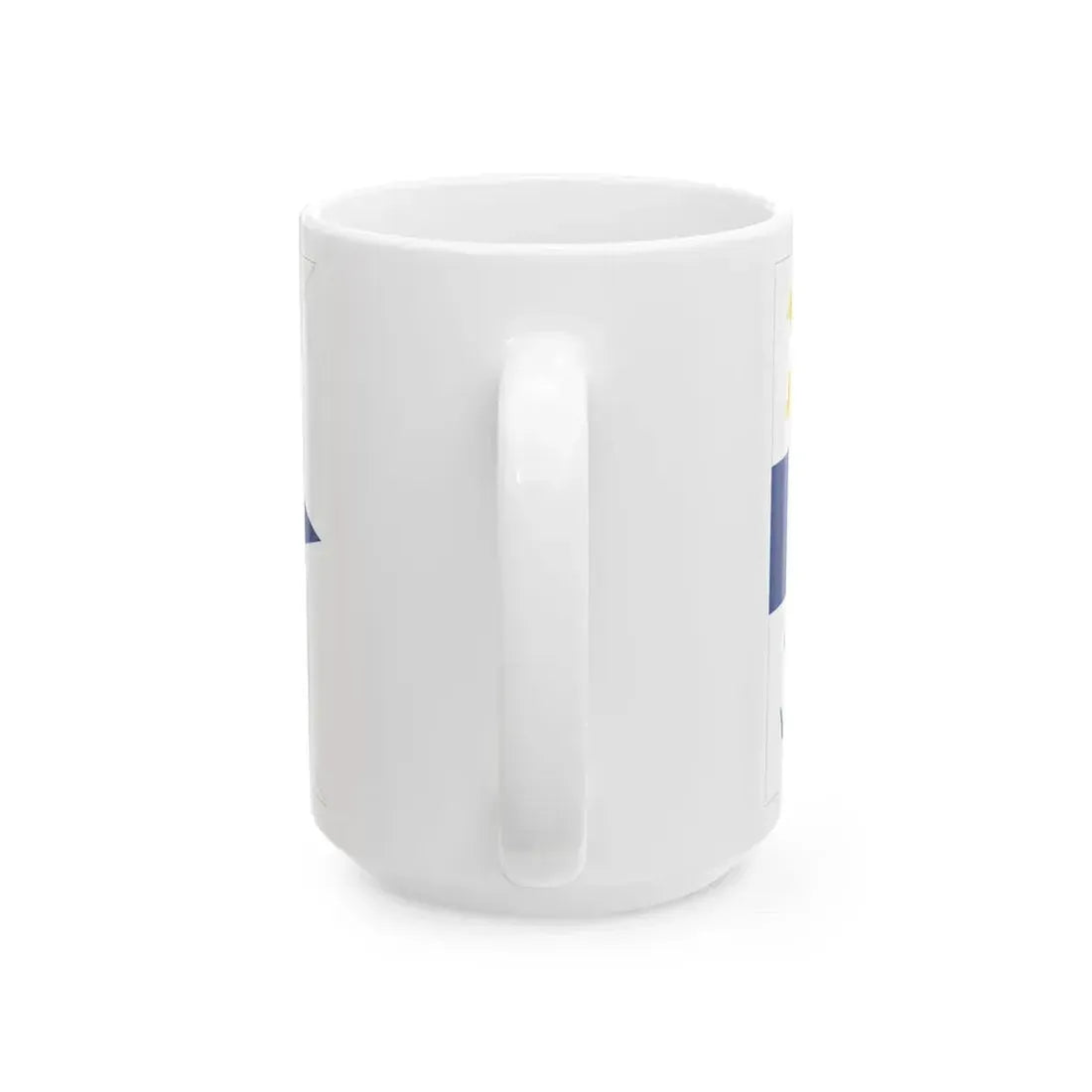 Flag of the Commander of the Finnish Navy 1920-1971 (Finland) White Coffee Mug - Go Mug Yourself