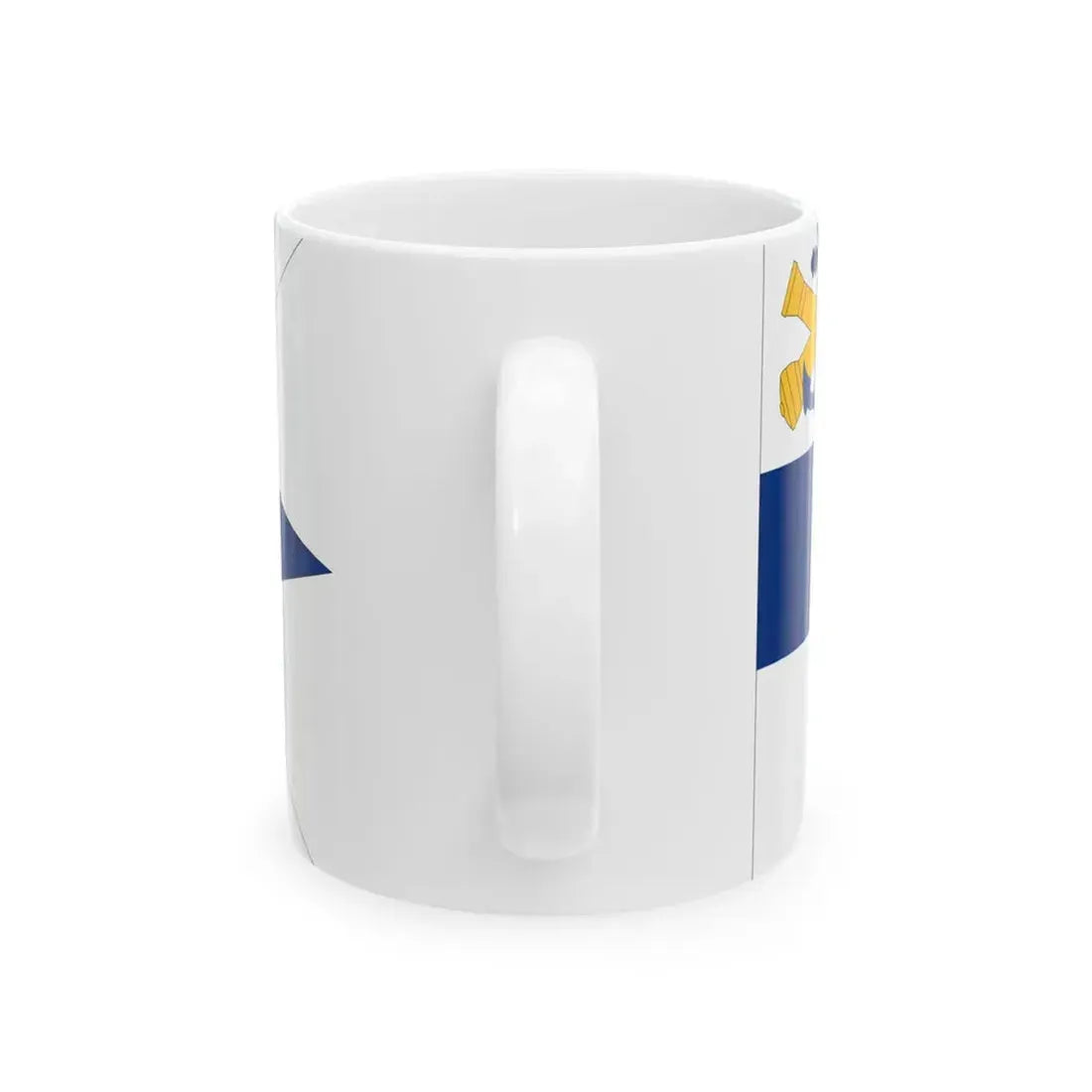 Flag of the Commander of the Finnish Navy 1971-1978 (Finland) White Coffee Mug - Go Mug Yourself
