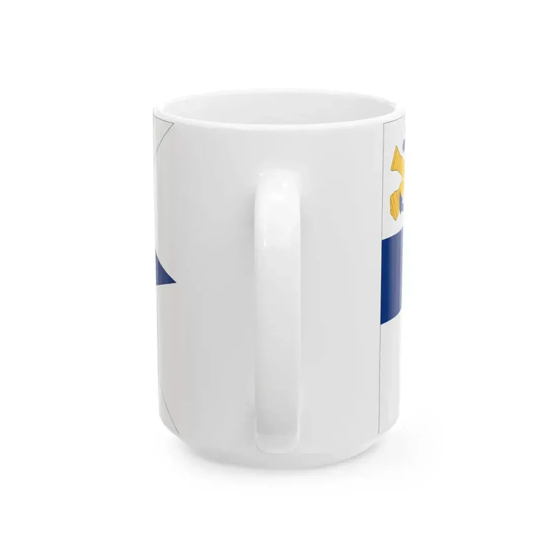 Flag of the Commander of the Finnish Navy 1971-1978 (Finland) White Coffee Mug - Go Mug Yourself
