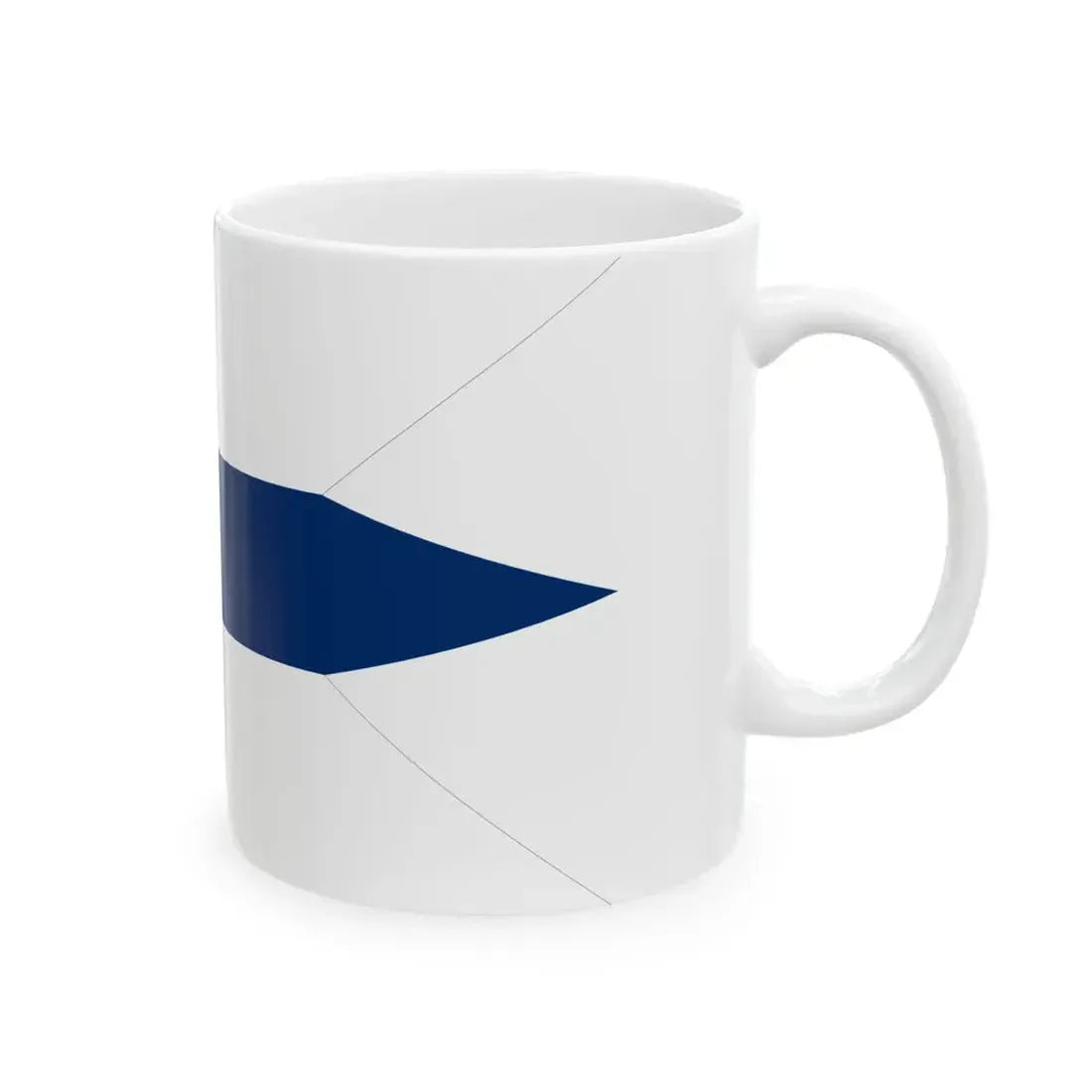 Flag of the Commander of the Finnish Navy (Finland) White Coffee Mug - Go Mug Yourself