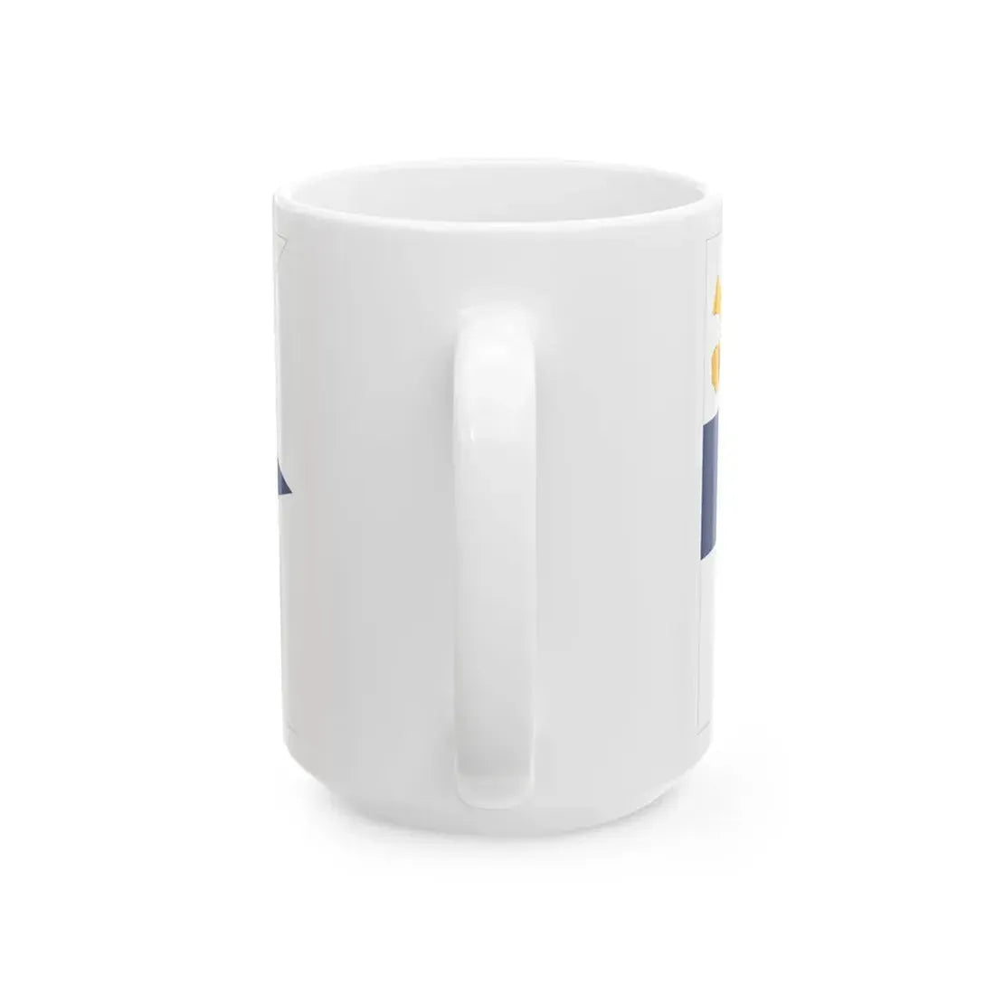 Flag of the Commander of the Finnish Navy (Finland) White Coffee Mug - Go Mug Yourself