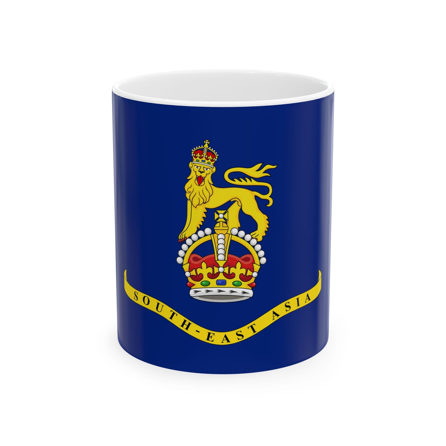 Flag of the Commissioner-General for South-East Asia 1946-1953 (Brunei) White Coffee Mug-11oz-Go Mug Yourself