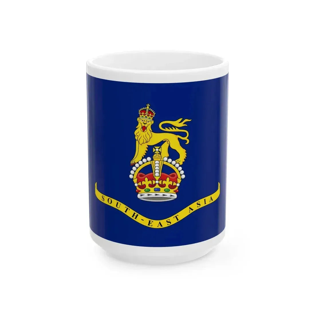 Flag of the Commissioner-General for South-East Asia 1946-1953 (Brunei) White Coffee Mug 15oz - Go Mug Yourself