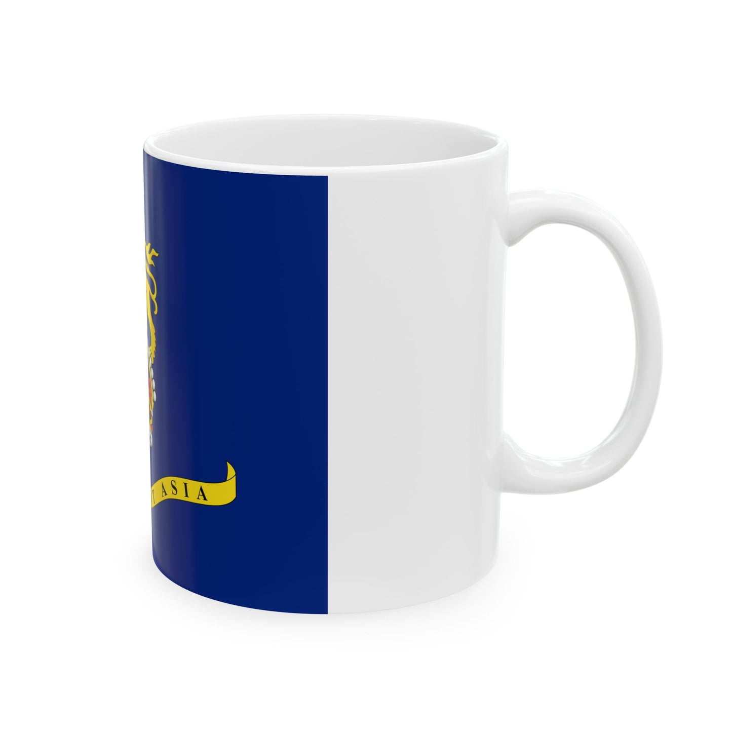 Flag of the Commissioner-General for South-East Asia 1946-1953 (Brunei) White Coffee Mug-Go Mug Yourself