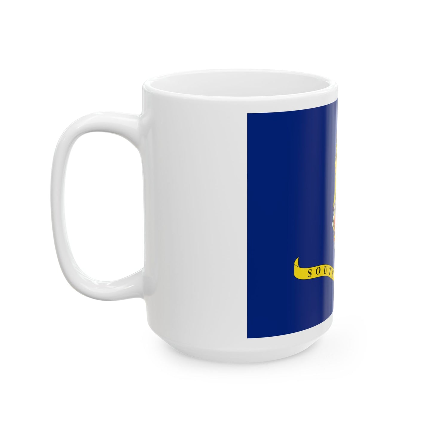 Flag of the Commissioner-General for South-East Asia 1946-1953 (Brunei) White Coffee Mug-Go Mug Yourself