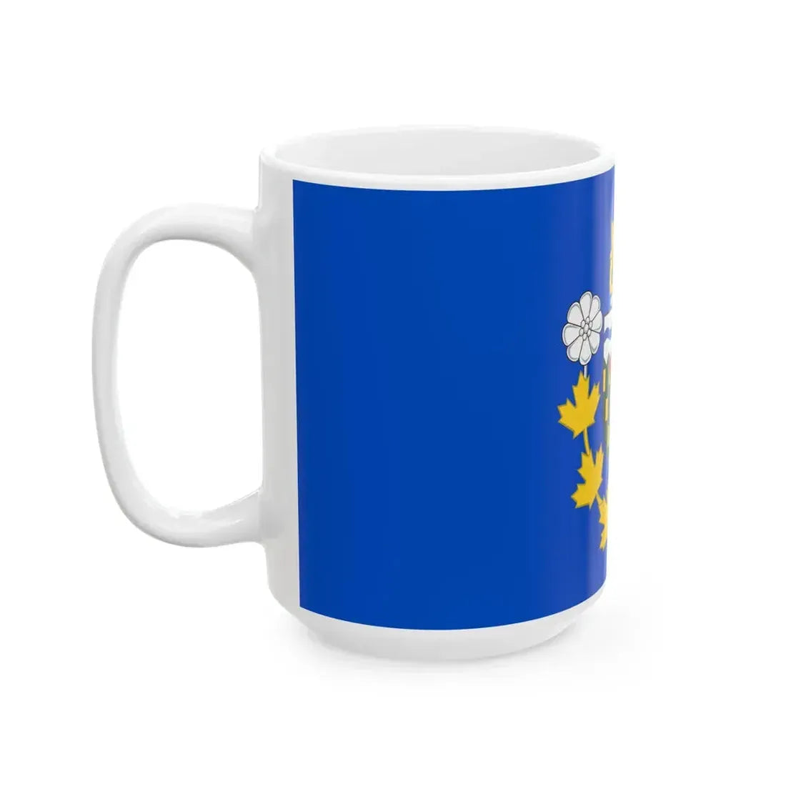 Flag of the Commissioner of the Northwest Territories (Canada) White Coffee Mug - Go Mug Yourself