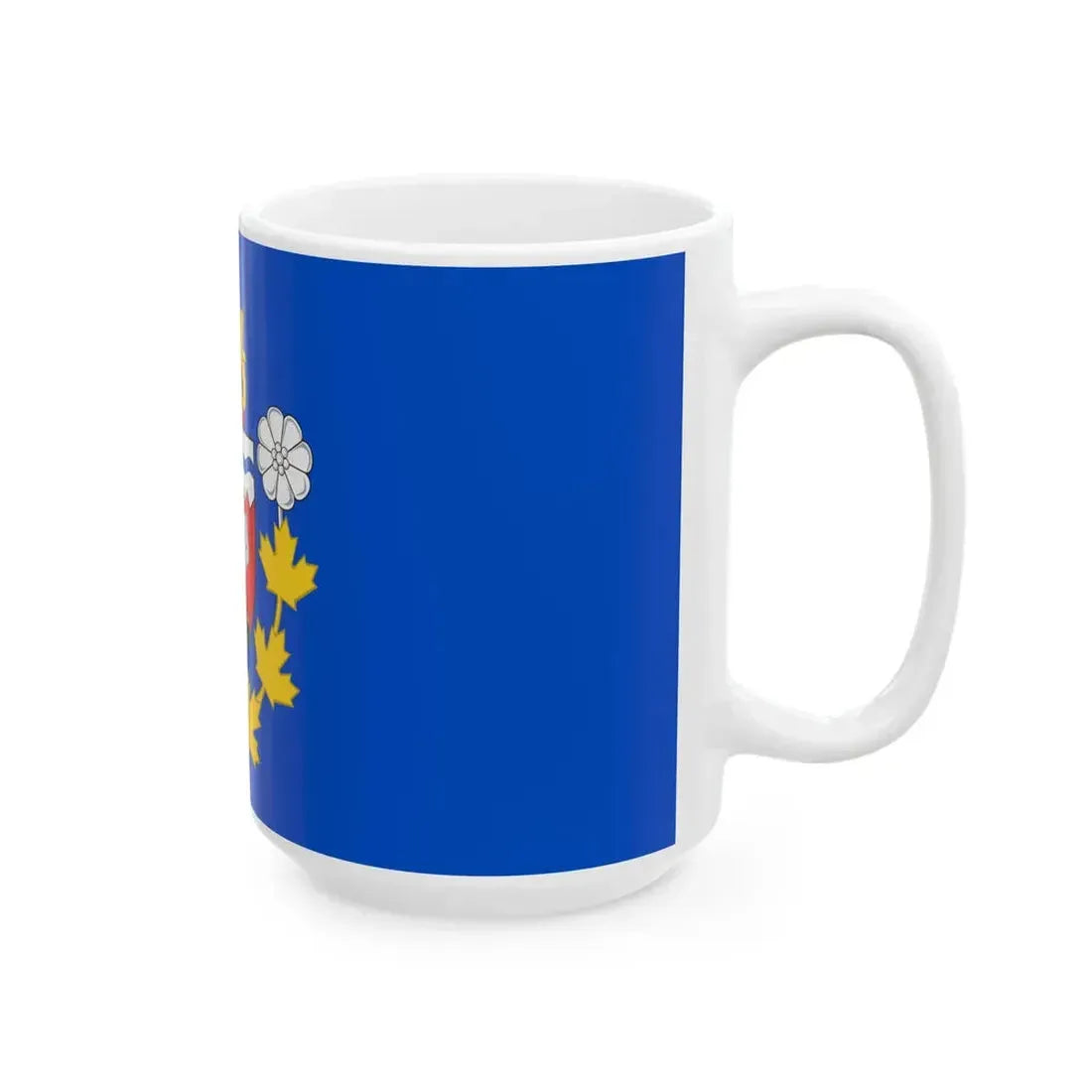 Flag of the Commissioner of the Northwest Territories (Canada) White Coffee Mug - Go Mug Yourself