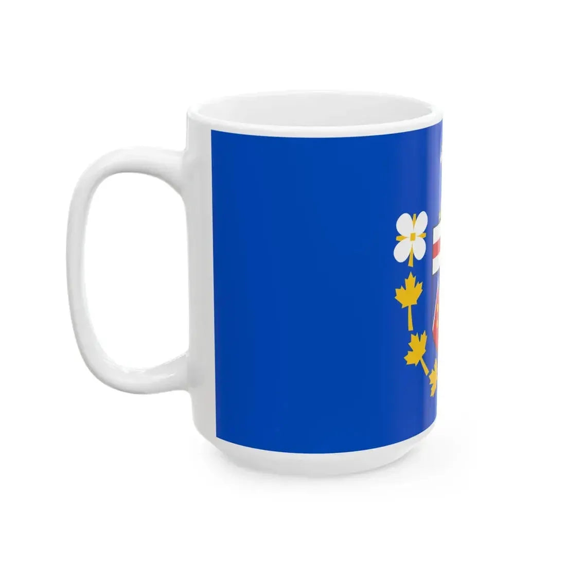 Flag of the Commissioner of Yukon (Canada) White Coffee Mug - Go Mug Yourself