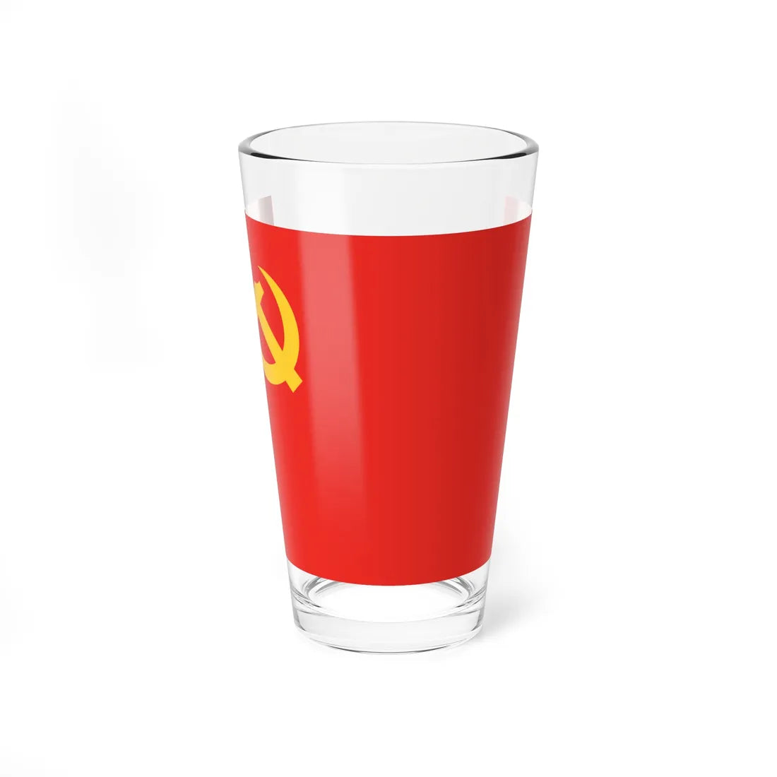 Flag of the Communist Party of China (China) Pint Glass 16oz 16oz - Go Mug Yourself