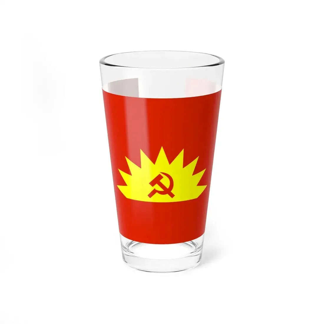 Flag of the Communist Party of Ireland (Ireland) Pint Glass 16oz 16oz - Go Mug Yourself