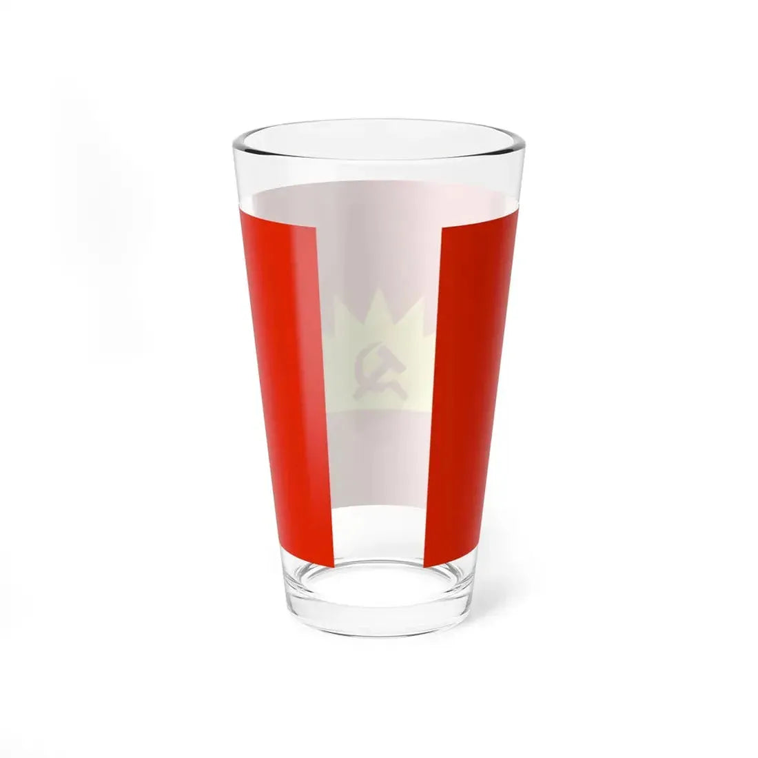 Flag of the Communist Party of Ireland (Ireland) Pint Glass 16oz - Go Mug Yourself