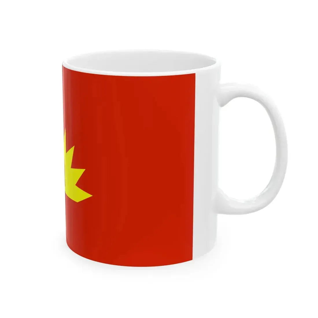 Flag of the Communist Party of Ireland (Ireland) White Coffee Mug - Go Mug Yourself