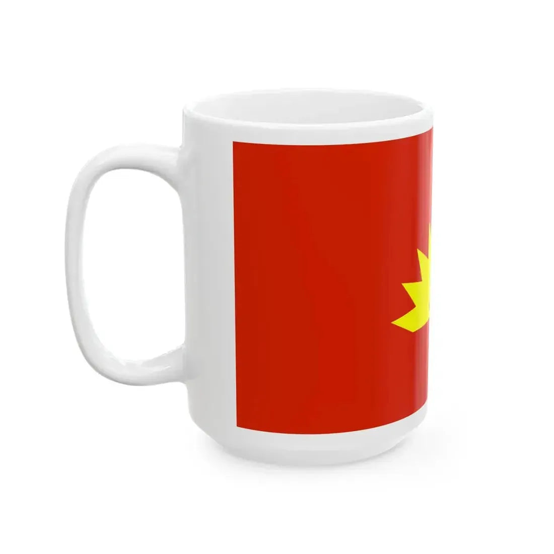 Flag of the Communist Party of Ireland (Ireland) White Coffee Mug - Go Mug Yourself