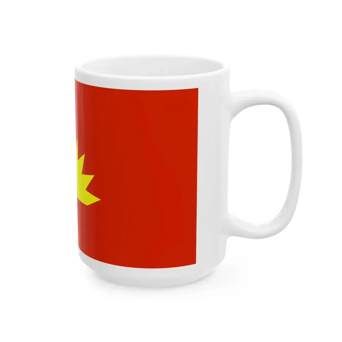 Flag of the Communist Party of Ireland (Ireland) White Coffee Mug - Go Mug Yourself