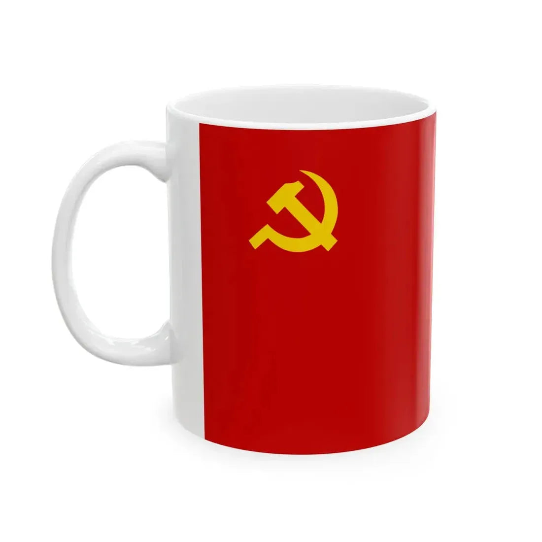 Flag of the Communist Party of Malaya (Malaysia) White Coffee Mug - Go Mug Yourself