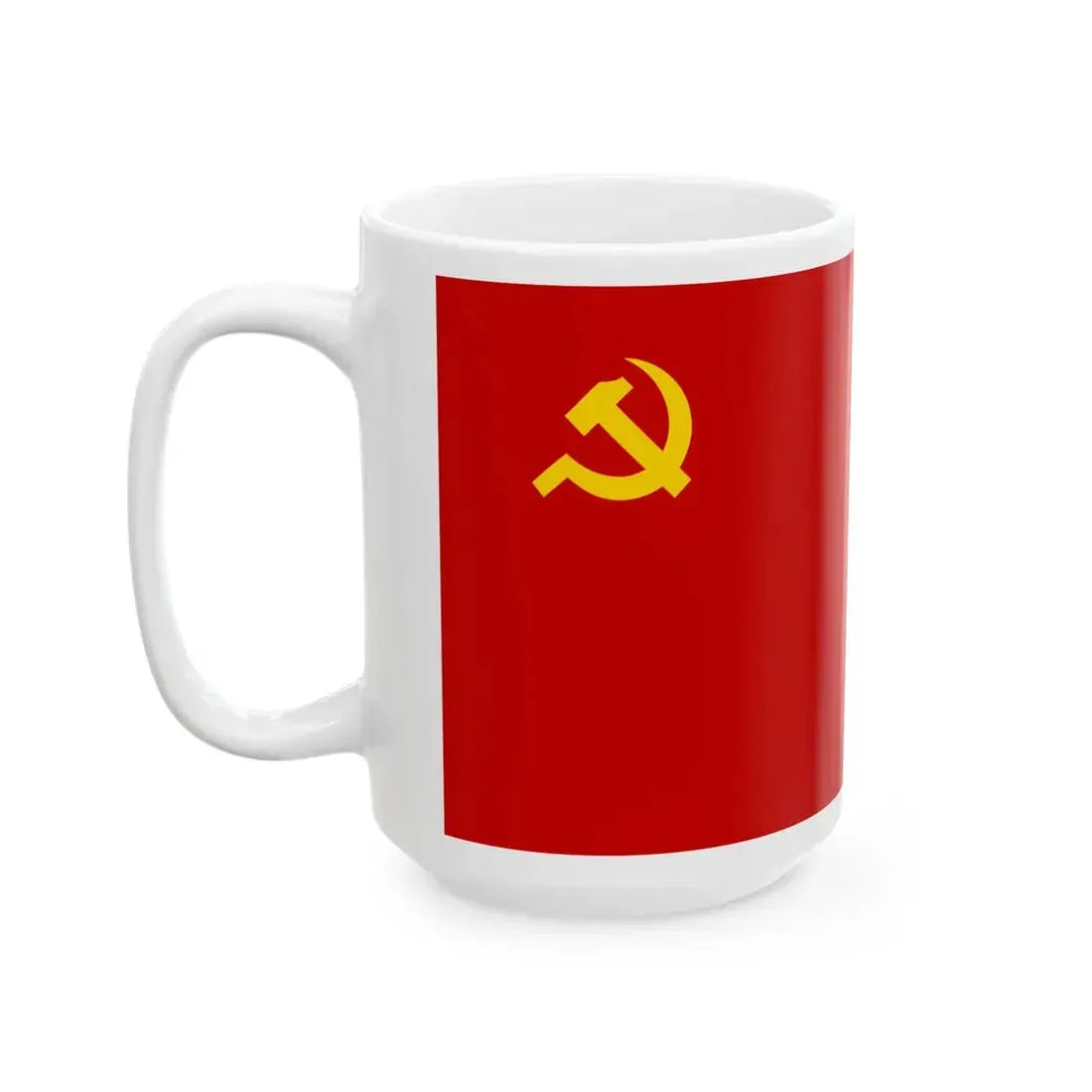 Flag of the Communist Party of Malaya (Malaysia) White Coffee Mug - Go Mug Yourself