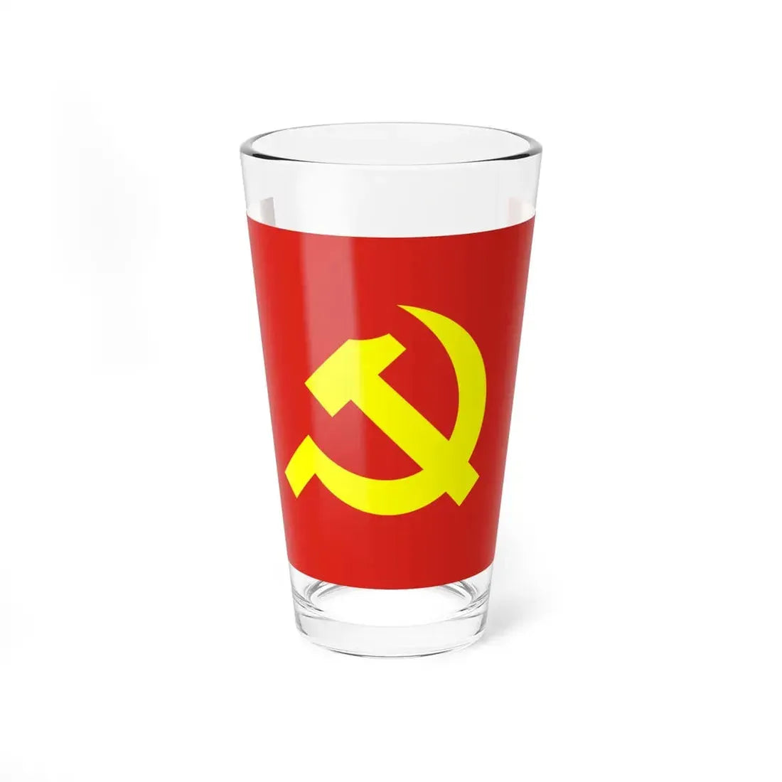 Flag of the Communist Party of Vietnam (Vietnam) Pint Glass 16oz 16oz - Go Mug Yourself