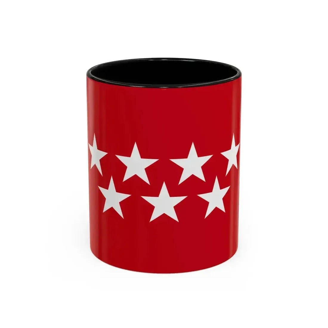 Flag of the Community of Madrid Spain - Accent Coffee Mug 11oz Black - Go Mug Yourself