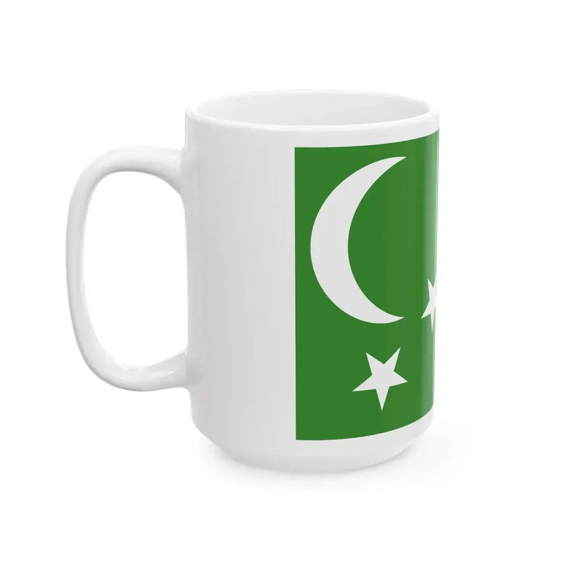 Flag of the Comoros 1963-1975 (Comoros) White Coffee Mug - Go Mug Yourself