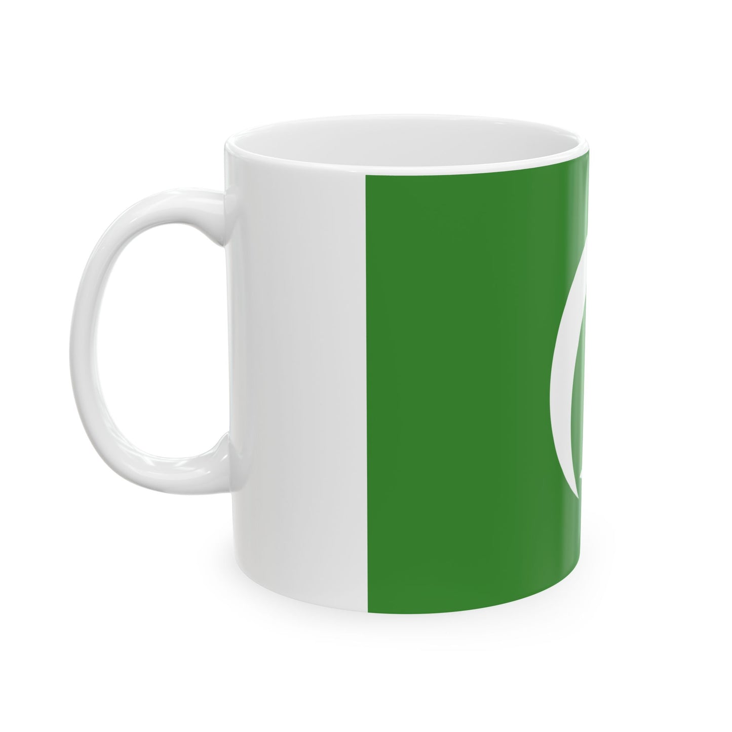 Flag of the Comoros 1978-1992 3-2 (Comoros) White Coffee Mug-Go Mug Yourself