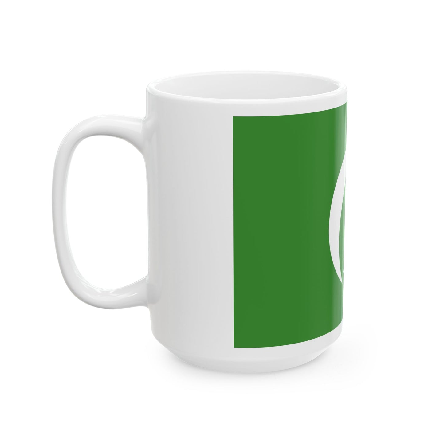 Flag of the Comoros 1978-1992 3-2 (Comoros) White Coffee Mug-Go Mug Yourself