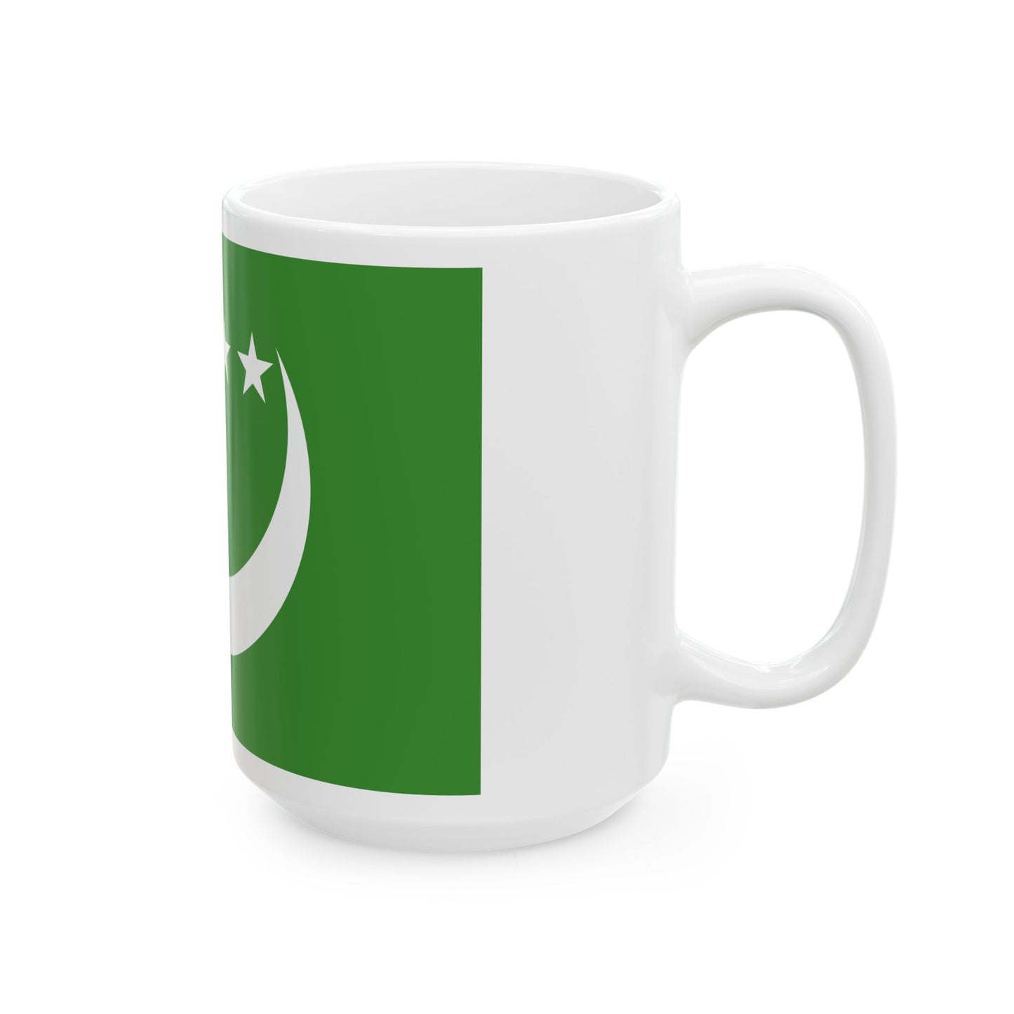 Flag of the Comoros 1992-1996 3-2 (Comoros) White Coffee Mug-Go Mug Yourself