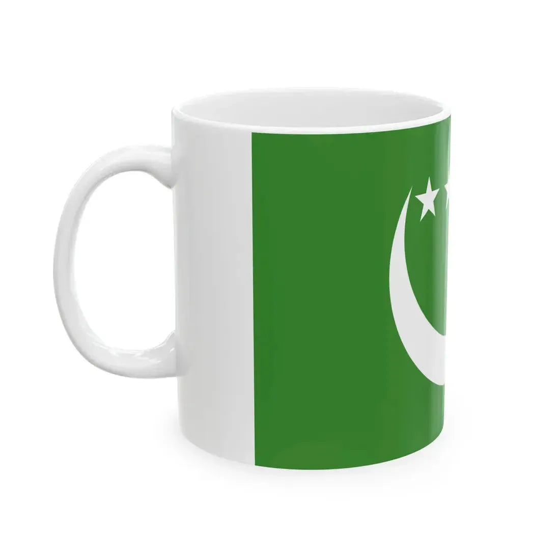 Flag of the Comoros 1992-1996 (Comoros) White Coffee Mug - Go Mug Yourself