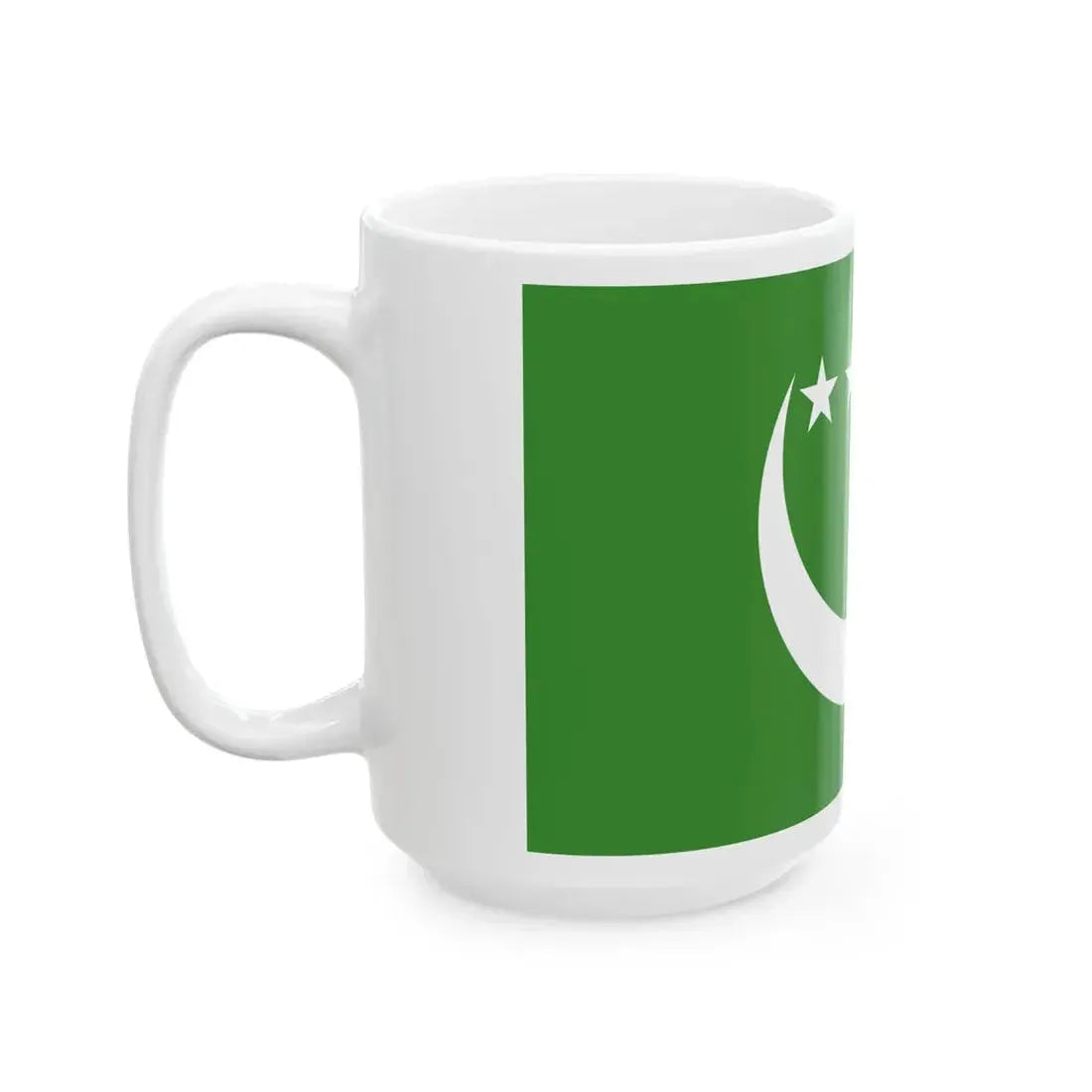 Flag of the Comoros 1992-1996 (Comoros) White Coffee Mug - Go Mug Yourself