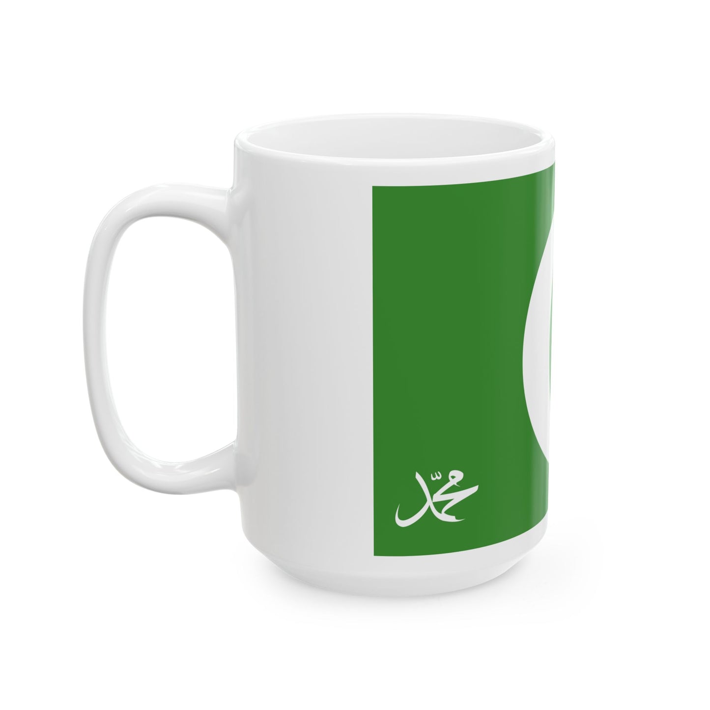Flag of the Comoros 1996-2001 3-2 (Comoros) White Coffee Mug-Go Mug Yourself