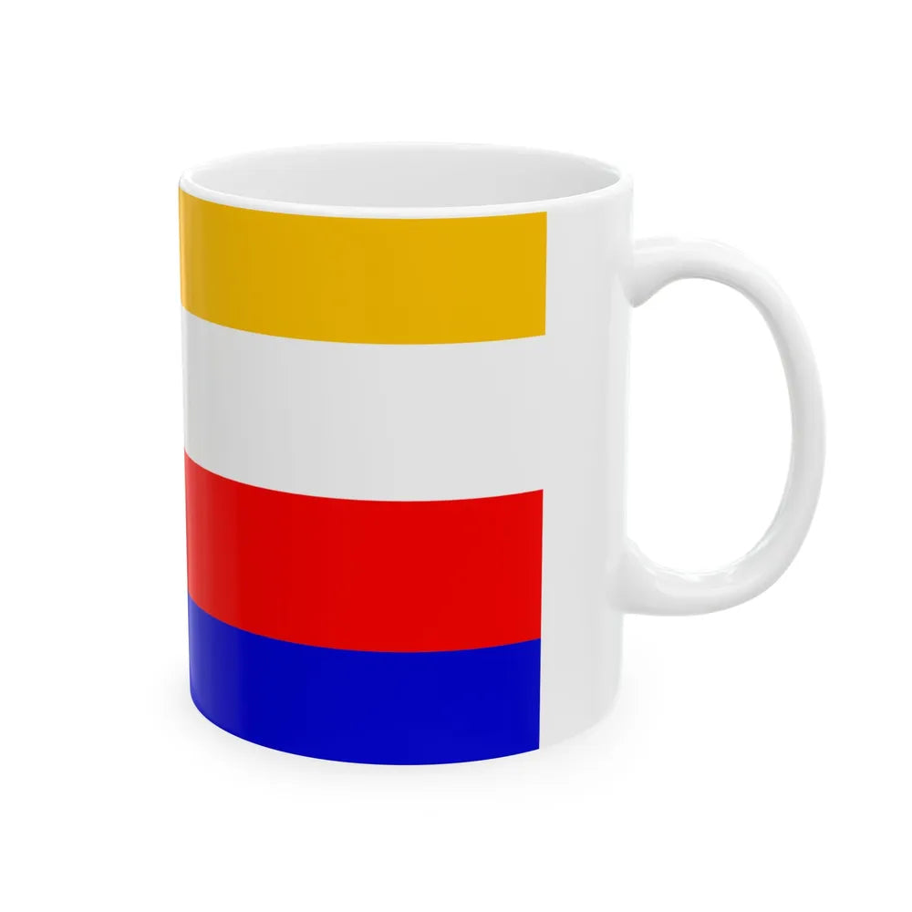 Flag of the Comoros 2001 (Comoros) White Coffee Mug - Go Mug Yourself