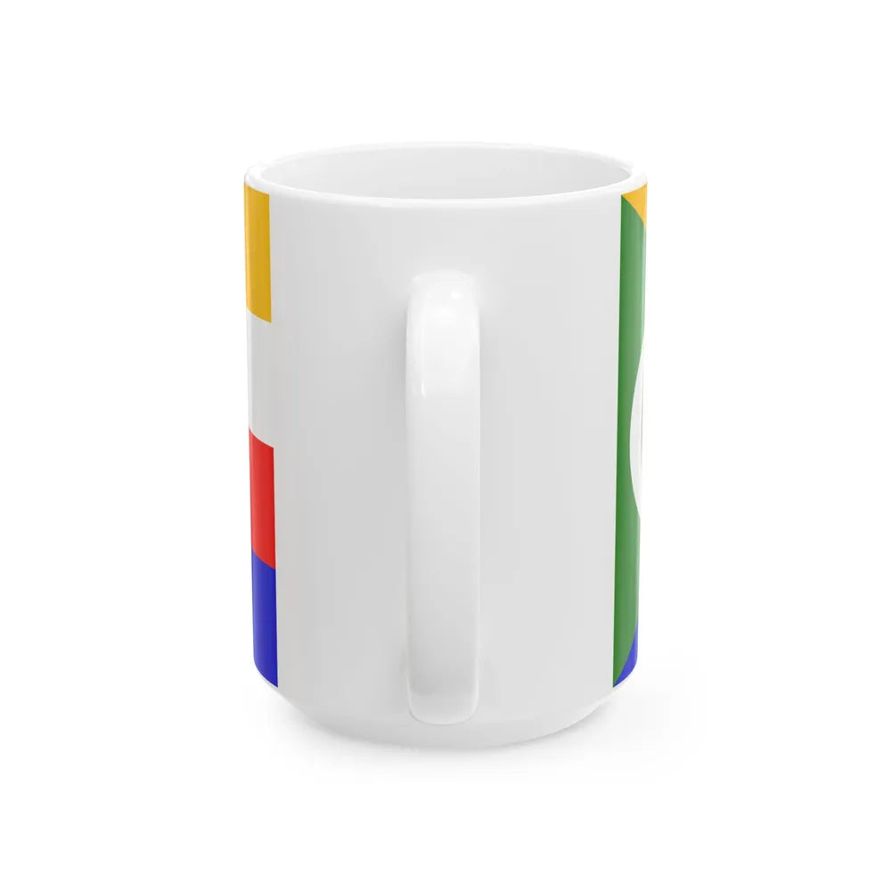 Flag of the Comoros 2001 (Comoros) White Coffee Mug - Go Mug Yourself
