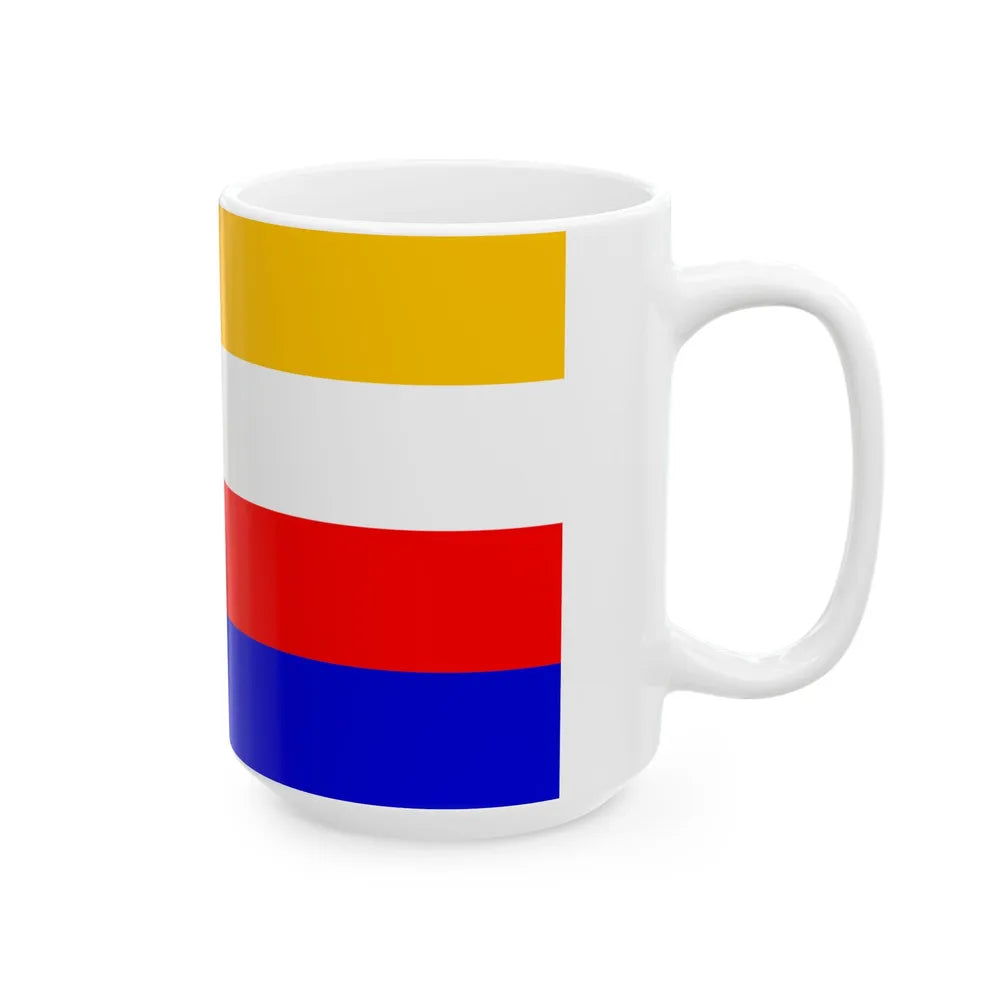 Flag of the Comoros 2001 (Comoros) White Coffee Mug - Go Mug Yourself