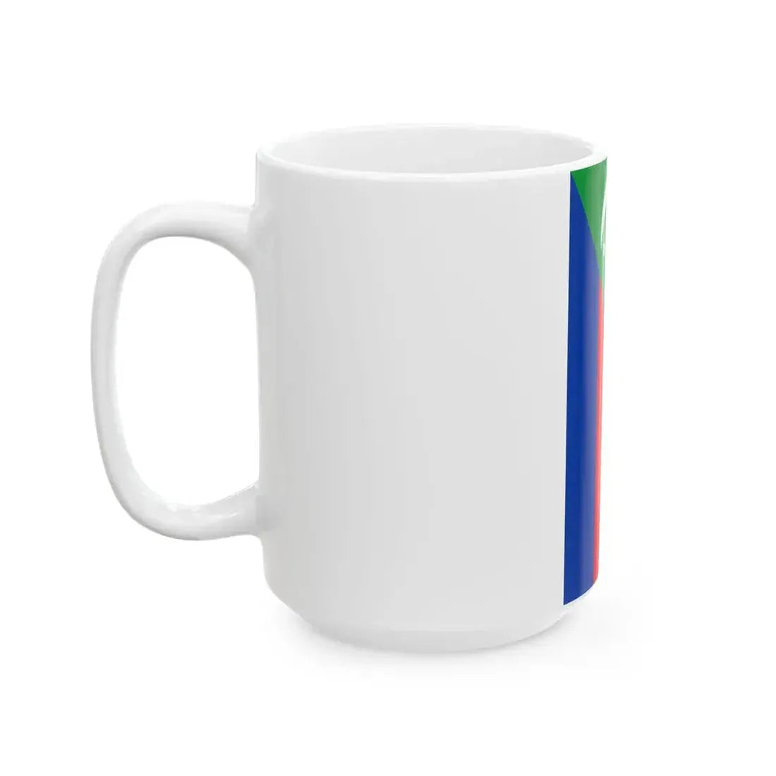 Flag of the Comoros vertical (Comoros) White Coffee Mug - Go Mug Yourself