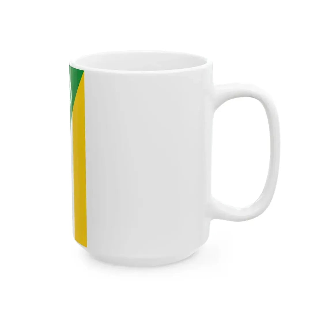 Flag of the Comoros vertical (Comoros) White Coffee Mug - Go Mug Yourself