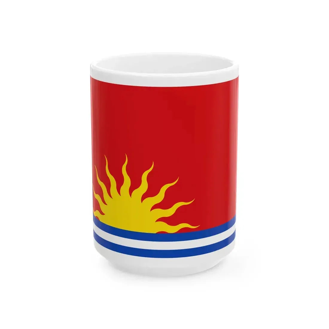 Flag of the Company of Scotland Trading to Africa and the Indies (Panama) White Coffee Mug 15oz - Go Mug Yourself