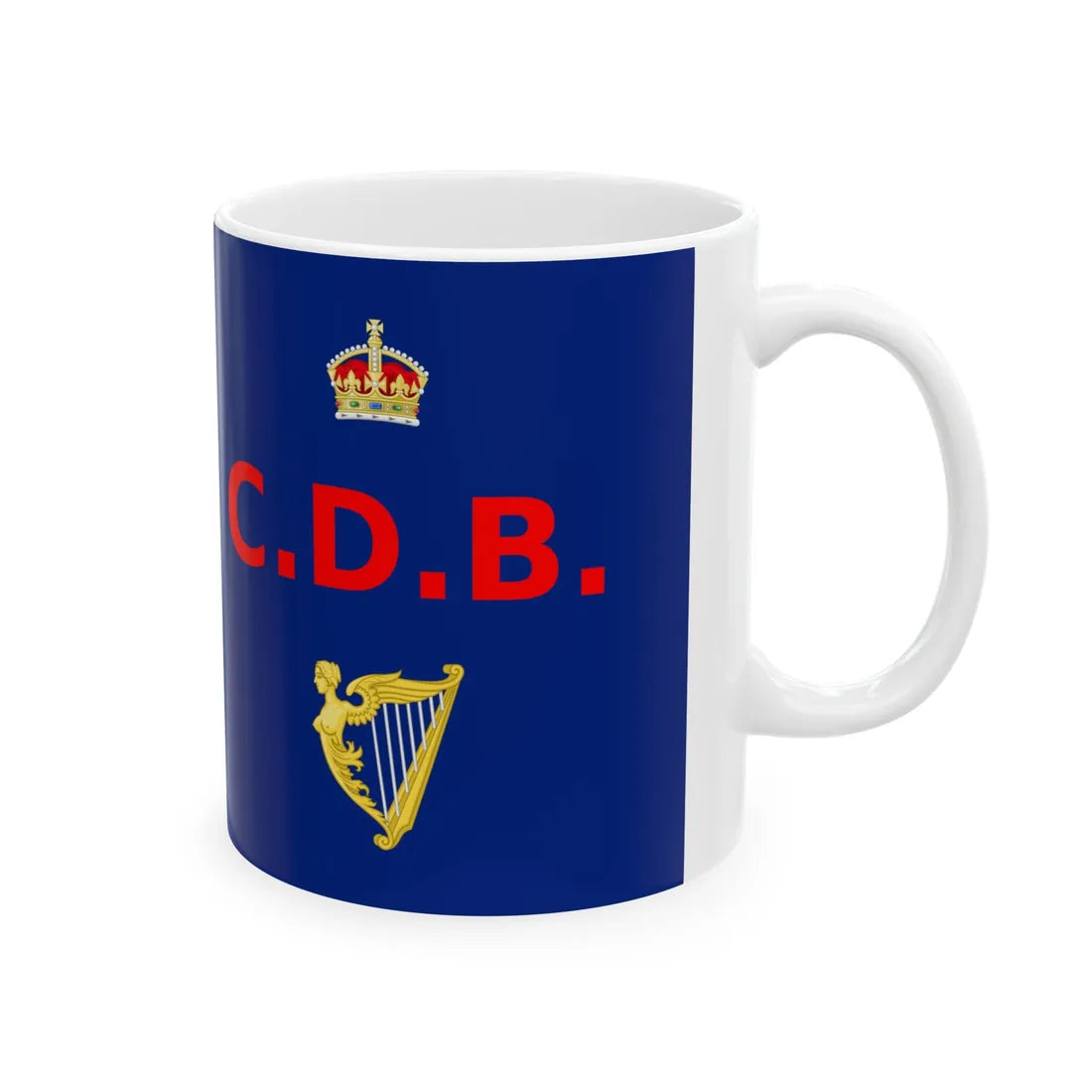Flag of the Congested Districts Board for Ireland 1893-1907 (Ireland) White Coffee Mug - Go Mug Yourself
