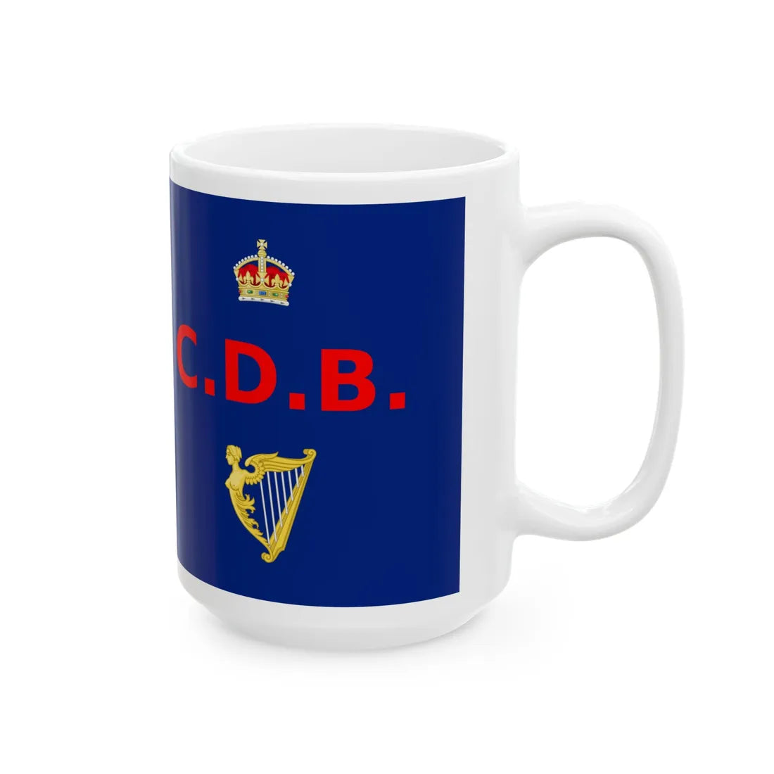 Flag of the Congested Districts Board for Ireland 1893-1907 (Ireland) White Coffee Mug - Go Mug Yourself