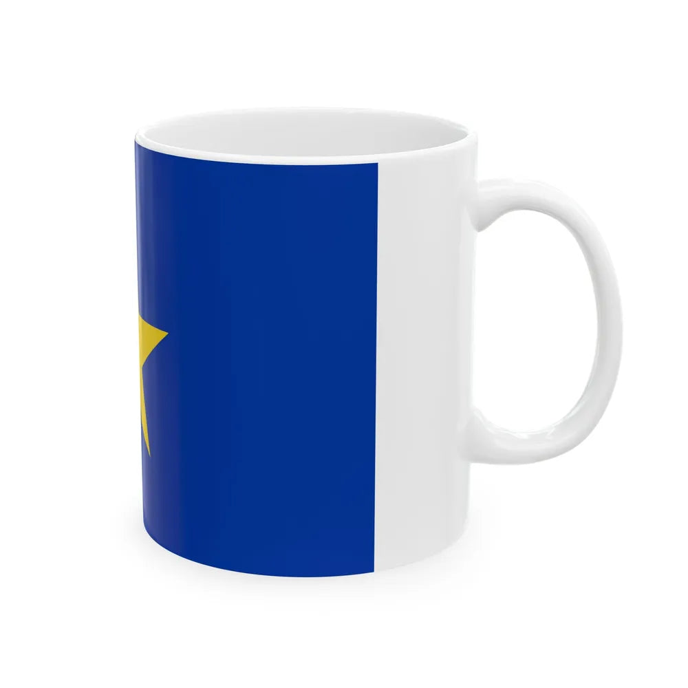 Flag of the Congo Free State (Belgium) White Coffee Mug - Go Mug Yourself