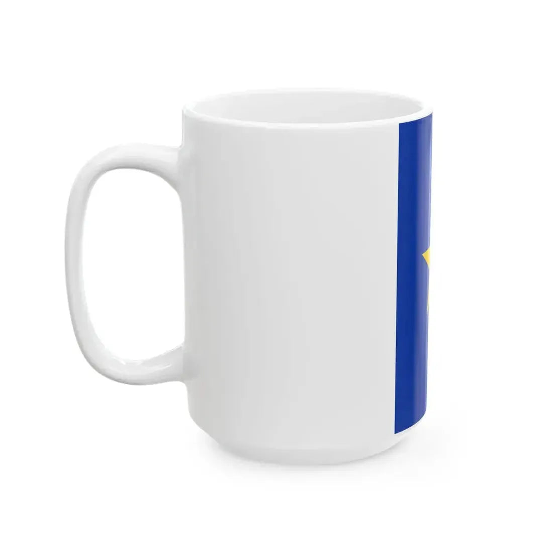 Flag of the Congo Free State vertical (Belgium) White Coffee Mug - Go Mug Yourself