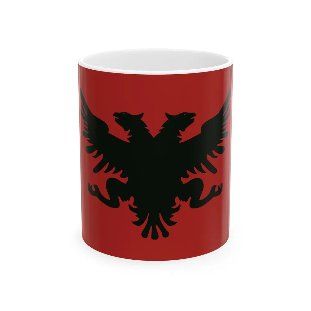 Flag of the Congress of Lushnje (Albania) White Coffee Mug 11oz - Go Mug Yourself