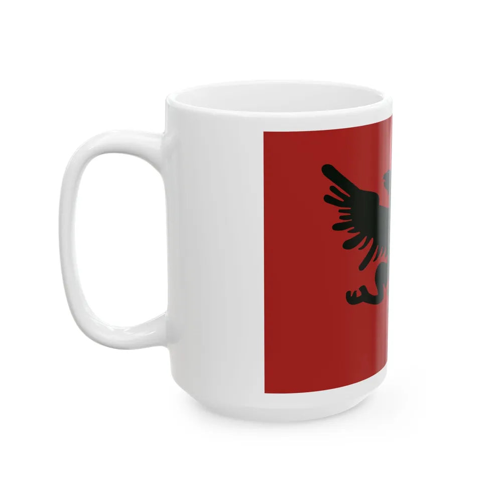 Flag of the Congress of Lushnje (Albania) White Coffee Mug - Go Mug Yourself