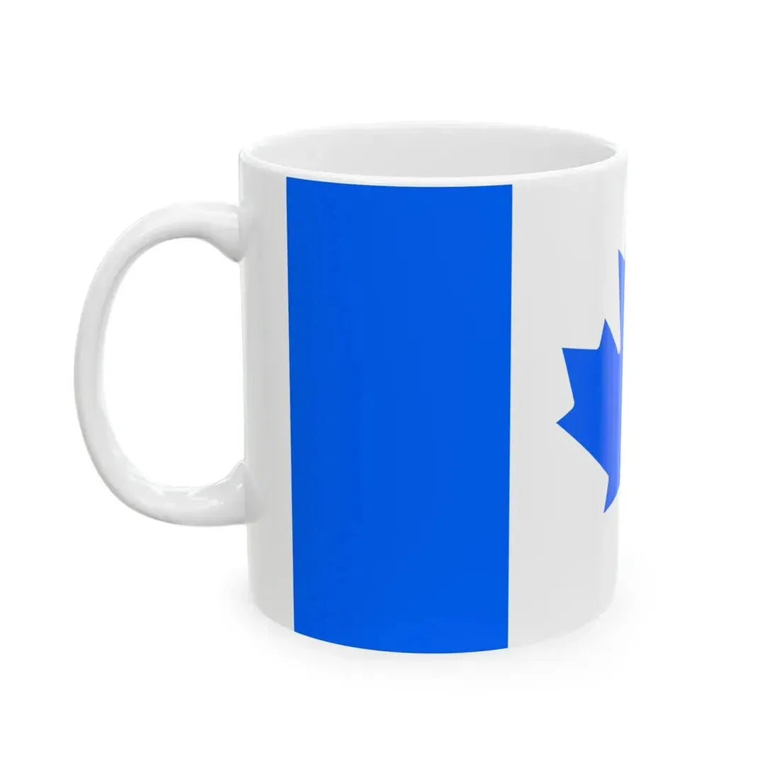 Flag of the Conservative Party of Canada unofficial (Canada) White Coffee Mug - Go Mug Yourself