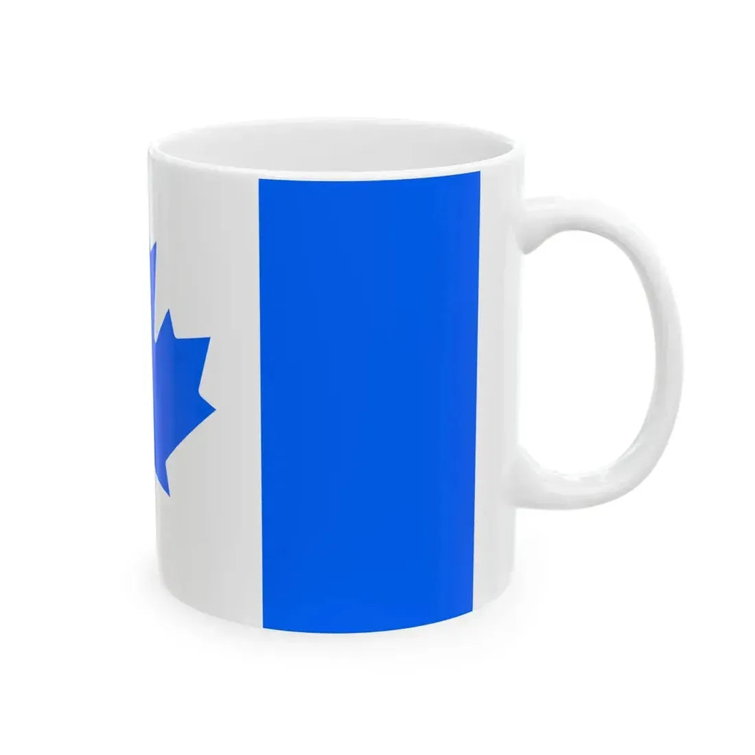 Flag of the Conservative Party of Canada unofficial (Canada) White Coffee Mug - Go Mug Yourself