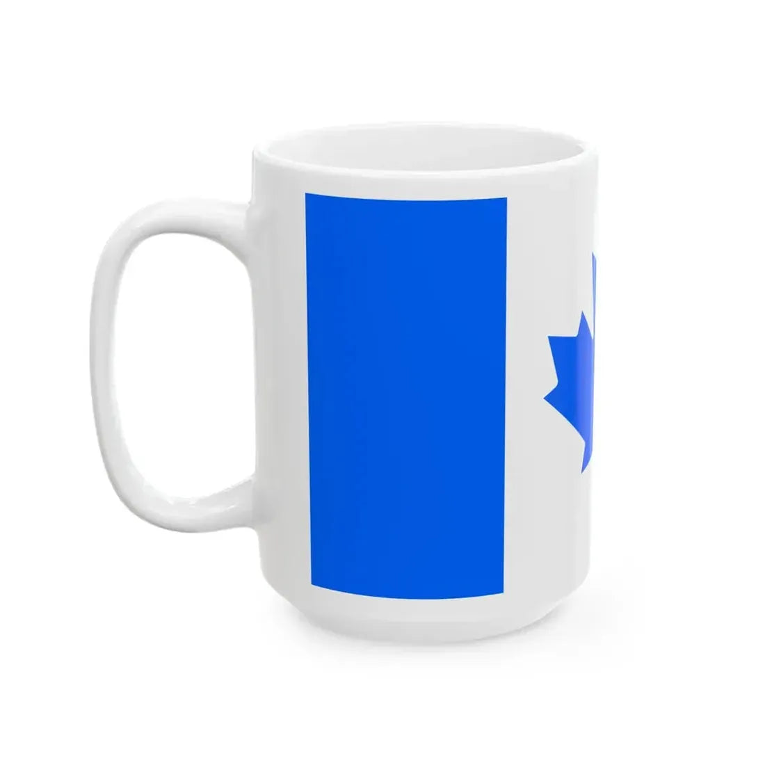Flag of the Conservative Party of Canada unofficial (Canada) White Coffee Mug - Go Mug Yourself