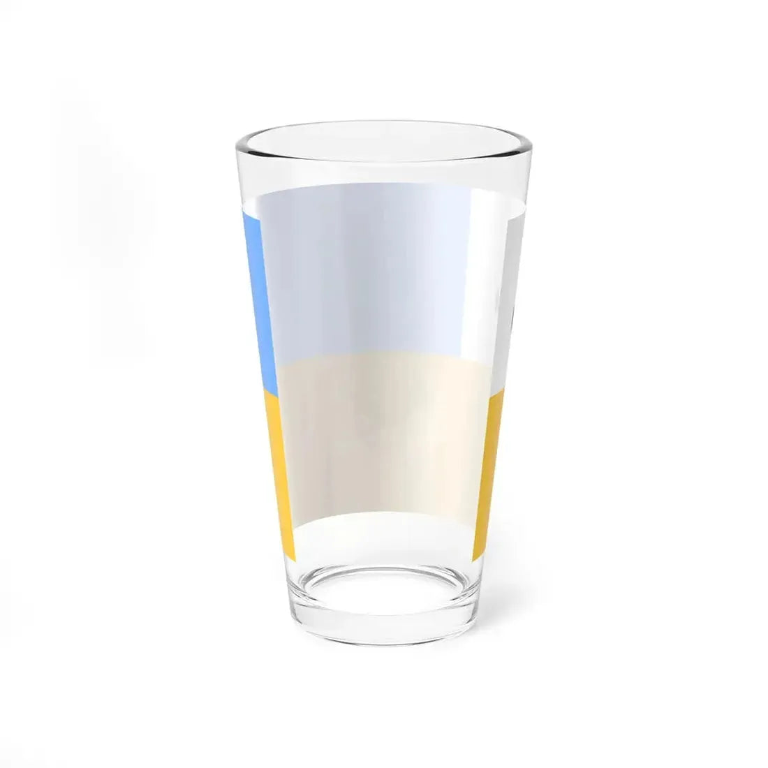 Flag of the Consul of Ukraine 1918 (Ukraine) Pint Glass 16oz - Go Mug Yourself